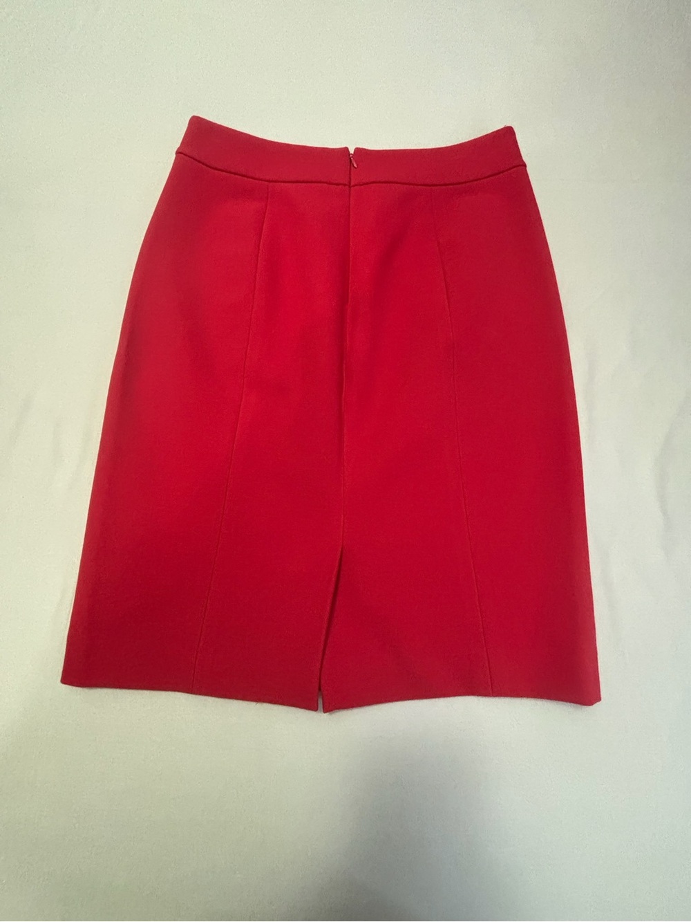 Ann Taylor Bold Red Pencil Skirt Women’s Size 4 - Picture 7 of 7
